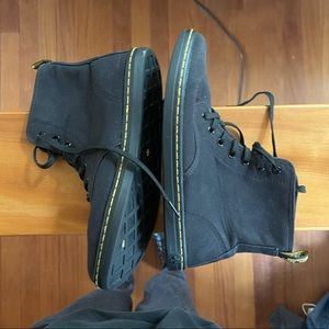 Canvas doc martens